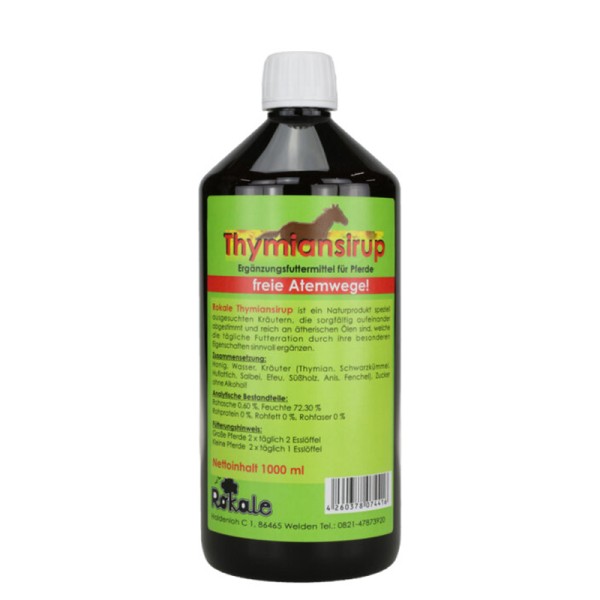 Rokale Thymiansirup 1Liter für Atemwege & Verdauung Rokale Thymiansirup 1Liter für Atemwege & Verdauung von Rokale