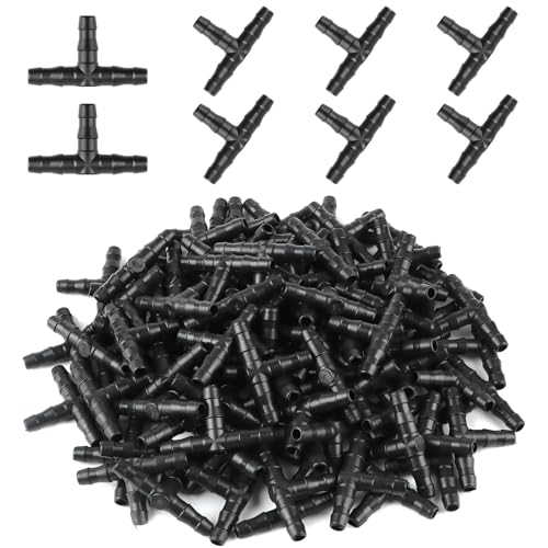 Rolcoassuns 100 Stück 1/4" Universal Tropfbewässerung Winkelstück T-Verbinder, 1/4 Zoll Schlauchverbinder Tropfbewässerung Fittings für 4mm/7mm Wasserschlauch Tropfbewässerungssystem Rolcoassuns 100 Stück 1/4" Universal Tropfbewässerung Winkelstück T-Verbinder, 1/4 Zoll Schlauchverbinder Tropfbewässerung Fittings für 4mm/7mm Wasserschlauch Tropfbewässerungssystem von Rolcoassuns