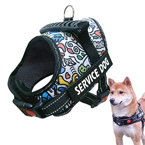 Dog Harness, Reflective Lightweight Dog Vest Harnesses with Leash, High Visibility Pet Saftey Vest for Outdoor Activity Day and Night, Keep Your Dog Safe from Cars and Hunting Accidents von Rolempon
