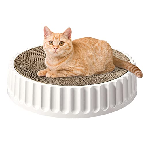 Katzenkratzbrett | Langlebiger, runder Katzenkratzer mit hoher Dichte - Katzenmöbel-Kratzbäume für schlafende Katzen im Innenbereich Rolempon von Rolempon