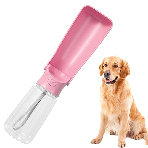 Rolempon Hundewasserflasche | Reise-Welpennäpfe | Faltbarer Haustierspender, auslaufsicherer Verschluss, Kohlefilter zum Trinken, Füttern, Reisen, Gehen und Wandern von Rolempon