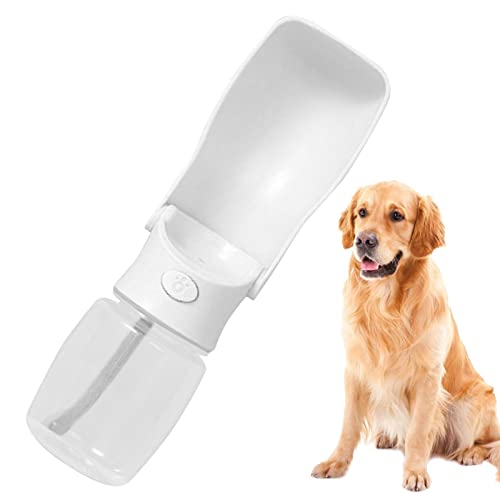 Rolempon Hundewasserflasche - Welpen-Wasserflaschen zum Spazierengehen - Auslaufsicherer Welpen-Wasserspender mit Trinkfutter für Haustiere im Freien beim Gehen, Wandern, Reisen von Rolempon