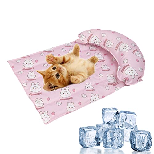 Rolempon Kühlmatte für Haustiere - Pet Cool Mat Hund Katze ICY Matratze,Lovable Pets Sommer-Schlafmatratze für Boden, Sofa, Kiste, Bett oder Zwinger von Rolempon