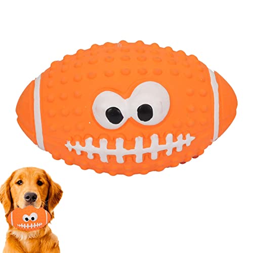 Rolempon Quietschball für Hunde | Hüpfball aus Latex zum Kauen,Interaktives Spiel, Kauspielzeug zum Zahnen, Apportierballspielzeug für Welpen und kleine Haustiere von Rolempon