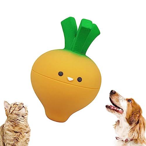 Rolempon Quietschspielzeug für Hunde,Gemüsekauspielzeug für Welpen | Interaktives Haustierspielzeug aus Latex für aggressives Zahnen, Kauen, Hunde, Kätzchen, Katzen von Rolempon