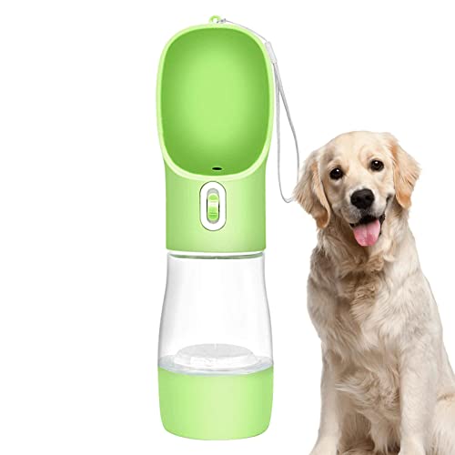 Rolempon Wasserflasche Hundetrinker - Tragbarer Wasserspender für Haustiere, auslaufsicher | Reisezubehör für Hunde mit Umhängeband – Haustierbedarf zum Laufen, Spazierengehen, Wandern, Picknick von Rolempon