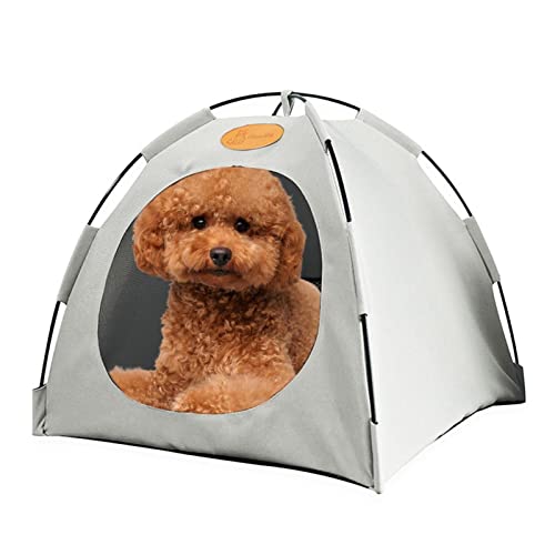 Rolempon Zelt für Katzen | Faltbares geschlossenes Hundenest,Haustierhaus mit abnehmbarem Kissen, Sommer-Haustierzelt im Freien, für kleine mittelgroße Haustiere bis zu 27 Pfund im Innenbereich von Rolempon
