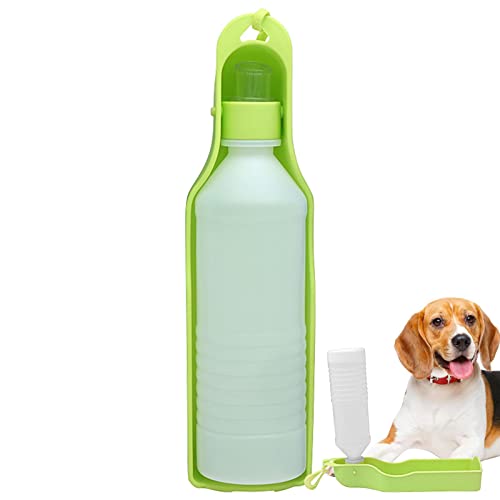 Wasserspender für Welpen, Haustier-Reise-Hundewasserflasche, Tragbarer, auslaufsicherer Trinknapf für Haustiere im Freien, Hunde-Auslaufzubehör für Wandern, Camping, Reisen, Katzen, Kaninchen Rolempon von Rolempon