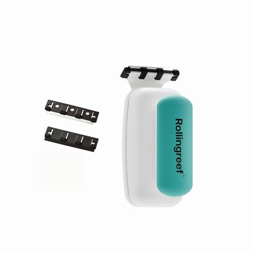 Rollingreef Aquarium Scheibenreiniger, Fish Tank Cleaner, Fish Tank Algenschaber, magnetischer Aquarium-Reiniger, Aquarium-Algenschaber (klein) von Rollingreef