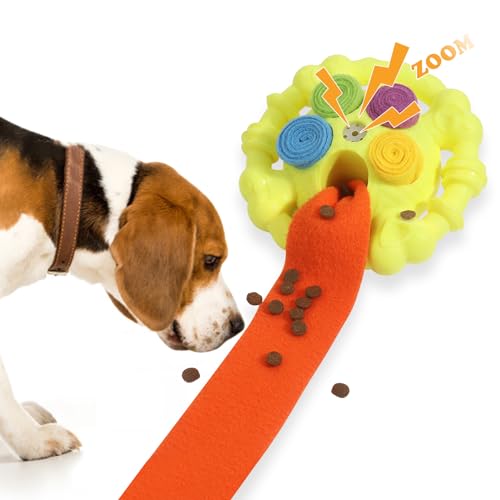 Romicta Schnüffelball für Hunde, interaktives Hundespielzeug, fördert natürliche Futtersuchfähigkeiten, langsames Futtertraining zur Linderung von Langeweile und Energie, Hundekauspielzeug für von Romicta
