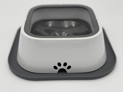 Auslaufsicherer Wassernapf für Hunde – robuster Kunststoff, kein Verschütten, kein Spritzen Design für unordentliche Trinker, große & kleine Hunde, langsames Trinken, Anti-Hummer, leicht zu reinigen, von Ron Paws