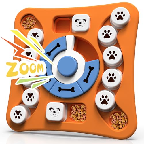 RongYiCare Hundespielzeug Kleine Hunde, Welpenspielzeug Hundespielzeug Intelligenz Intelligenzspielzeug für Hunde, Interaktives Hunde Intelligenzspielzeug für mittlere kleine Welpen Hunde (Orange) von RongYiCare