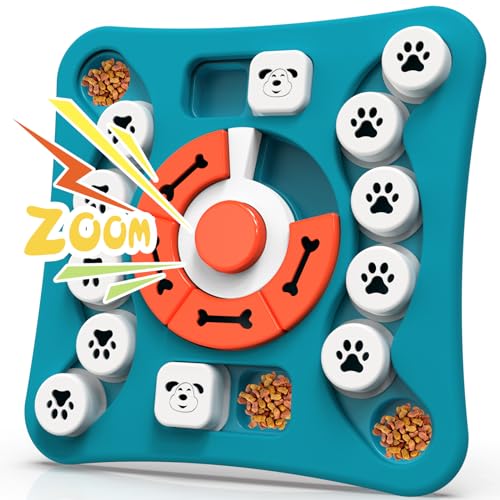 RongYiCare Intelligenzspielzeug für Hunde, Interaktives Hundespielzeug Intelligenz für IQ-Training und Gehirnstimulation, Hunde Intelligenzspielzeug für große mittlere kleine Welpen Hunde (Blau) von RongYiCare