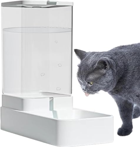 Rongchenghao Automatischer Futterspender für Haustiere, Futter- und Trinkbedarf, 3,8 l Katzenfutterspender, Wasserspender, Schwerkraftfutterspender und Wasserspender mit großer Kapazität Rongchenghao Automatischer Futterspender für Haustiere, Futter- und Trinkbedarf, 3,8 l Katzenfutterspender, Wasserspender, Schwerkraftfutterspender und Wasserspender mit großer Kapazität von Rongchenghao