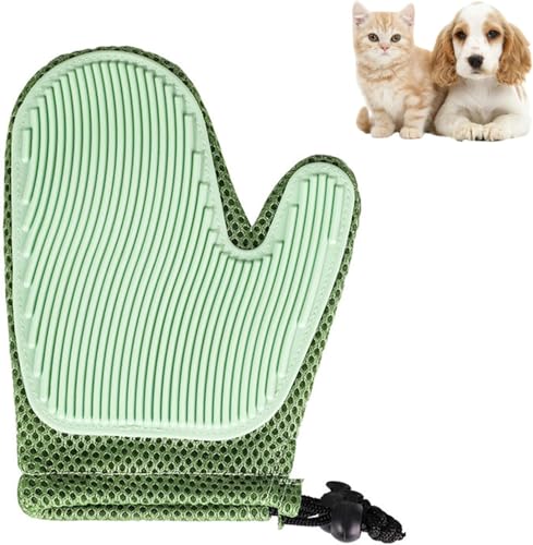 Rongchenghao Haustierpflege-Handschuhe, Tierhaarentfernungshandschuhe, Bürstenhandschuhe, Haarentfernung, Massagehandschuhe, geeignet für Katzen, Hunde, Kaninchen, Tiere, doppelseitige Nutzbare Rongchenghao Haustierpflege-Handschuhe, Tierhaarentfernungshandschuhe, Bürstenhandschuhe, Haarentfernung, Massagehandschuhe, geeignet für Katzen, Hunde, Kaninchen, Tiere, doppelseitige Nutzbare von Rongchenghao