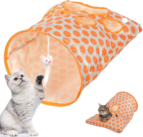 Rongchenghao Interaktive Katzentunneltasche, geeignet für Indoor-Katzen, faltbarer Katzenrohrtunnel, Haustier-Tunneltasche, Indoor-Spielzeug mit Plüschball, geeignet für verstecktes Training von Rongchenghao Interaktive Katzentunneltasche, geeignet für Indoor-Katzen, faltbarer Katzenrohrtunnel, Haustier-Tunneltasche, Indoor-Spielzeug mit Plüschball, geeignet für verstecktes Training von von Rongchenghao