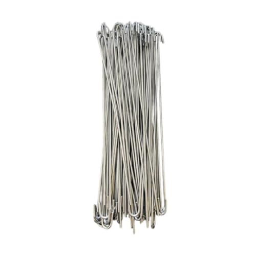 Ronyme 100Pcs Chain Link Zaun Krawatten Haken Krawatten Befestigungs Werkzeuge Krawatte Drähte für Garten Bauernhof, 10.5 Inch von Ronyme