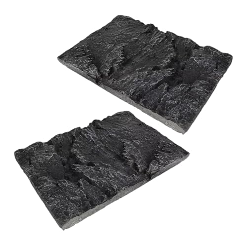 Ronyme 2X Stein Aquarium Hintergrund Rock Terrarium Hintergrund 3D PU Tank Hintergründe für Baum Frösche Eidechsen Leopard Ronyme 2X Stein Aquarium Hintergrund Rock Terrarium Hintergrund 3D PU Tank Hintergründe für Baum Frösche Eidechsen Leopard von Ronyme