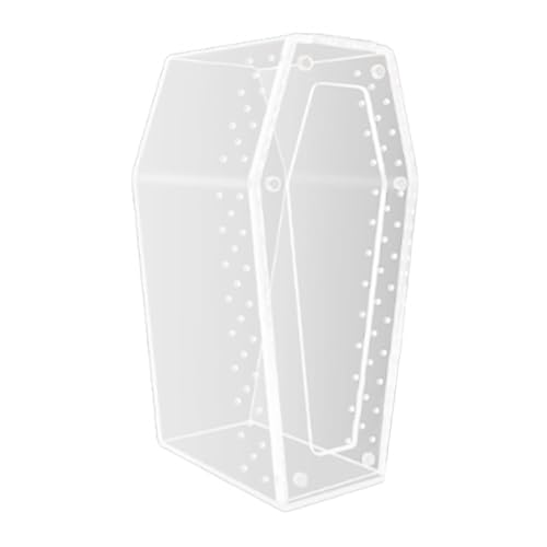 Ronyme Acryl-Spinnengehege, Terrarium, Zuchtbox, belüftet, für Gottesanbeterinnen, Frösche, kleines Vivarium, Amphibien-Lebensraum, Spinnentank Ronyme Acryl-Spinnengehege, Terrarium, Zuchtbox, belüftet, für Gottesanbeterinnen, Frösche, kleines Vivarium, Amphibien-Lebensraum, Spinnentank von Ronyme