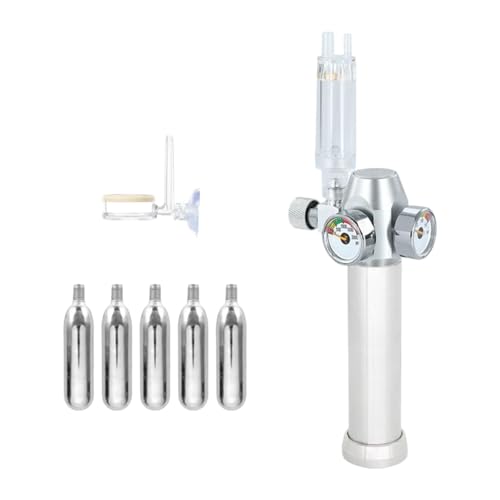 Ronyme Aquarium-CO2- mit Blasenzähler, praktisches Präzisionszubehör, praktische Ausrüstung mit, CO2-System-Kit, Doppelspur Ronyme Aquarium-CO2- mit Blasenzähler, praktisches Präzisionszubehör, praktische Ausrüstung mit, CO2-System-Kit, Doppelspur von Ronyme