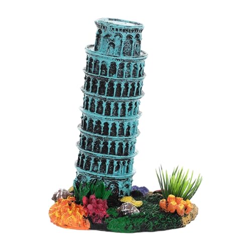 Ronyme Aquarium-Landschaftsornament, Schiefer Turm, Modell, Tischdekor, Layout, Aquarium, Landschaftsdekor für Heimwerker, Heimdekoration Ronyme Aquarium-Landschaftsornament, Schiefer Turm, Modell, Tischdekor, Layout, Aquarium, Landschaftsdekor für Heimwerker, Heimdekoration von Ronyme