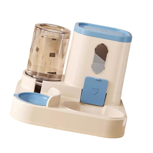 Ronyme Automatischer Katzenfutter- und Wasserspender, tragbarer Futter- und Wassernapf, Futter- und Wasserspender für Haustiere, für Kaninchen, Hauskatzen, Blau Ronyme Automatischer Katzenfutter- und Wasserspender, tragbarer Futter- und Wassernapf, Futter- und Wasserspender für Haustiere, für Kaninchen, Hauskatzen, Blau von Ronyme