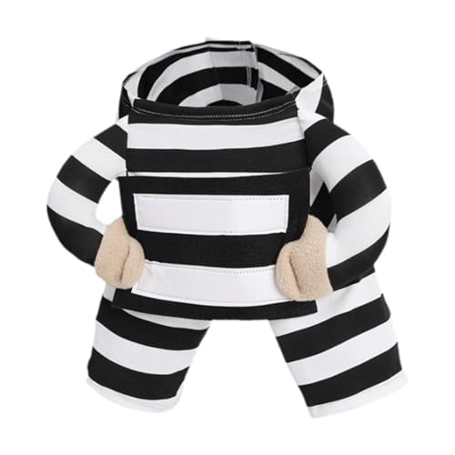 Ronyme Gefangenen-Hundekostüm, Haustierbekleidung, Gefängnis-Hündchenkostüm, Cosplay-Bekleidung für Bühnenauftritte, L von Ronyme