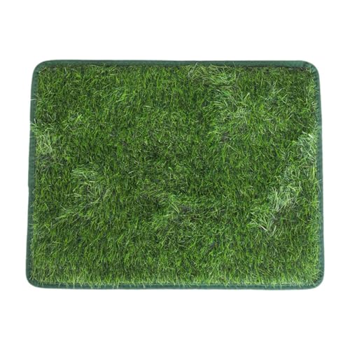 Ronyme Gras Pee für Hund Töpfchen Tablett Künstliche Gras Teppich Haustier Toilette Rasen Matte für Terrasse, 80cmx100cm von Ronyme