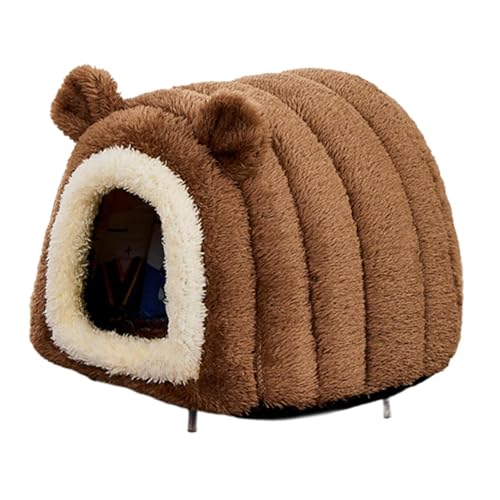Ronyme Hamsterbett, Versteckhaus, Kleintierbett, Meerschweinchenhaus, Nest für Eichhörnchen, Zwerghamster, Braun Ronyme Hamsterbett, Versteckhaus, Kleintierbett, Meerschweinchenhaus, Nest für Eichhörnchen, Zwerghamster, Braun von Ronyme