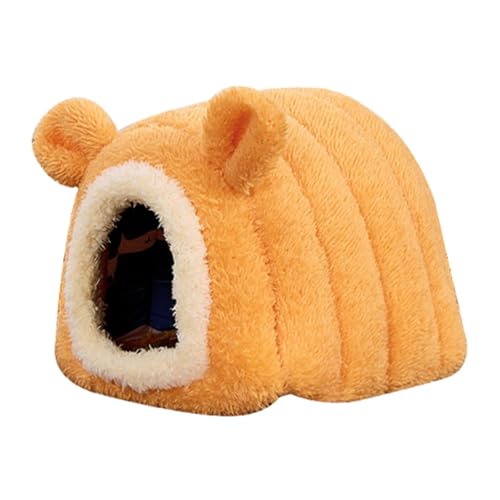 Ronyme Hamsterbett, Versteckhaus, Kleintierbett, Meerschweinchenhaus, Nest für Eichhörnchen, Zwerghamster, Orange Ronyme Hamsterbett, Versteckhaus, Kleintierbett, Meerschweinchenhaus, Nest für Eichhörnchen, Zwerghamster, Orange von Ronyme