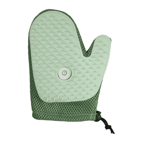 Ronyme Handschuh zur Tierhaarentfernung, Fellpflegehandschuh mit feinem Sprühnebel, einfache Reinigung von Kätzchenmöbeln, Betten und Kleidung für Katzen, GrÜn von Ronyme