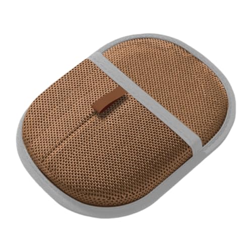 Ronyme Handschuh zur Tierhaarentfernung für Katzen und Hunde, Fellpflegehandschuh, elektrostatischer Tierhaarentferner für Welpen, Möbel, Braun Ronyme Handschuh zur Tierhaarentfernung für Katzen und Hunde, Fellpflegehandschuh, elektrostatischer Tierhaarentferner für Welpen, Möbel, Braun von Ronyme