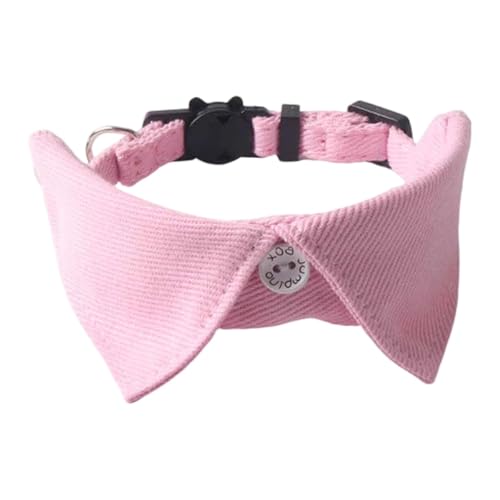 Ronyme Haustier Fliege Hund Katze Bandana Halsbekleidung Kleidung Hals Fliege für kleine mittelgroße Katzen Hunde Outfit Urlaub Festlich, Rosa von Ronyme