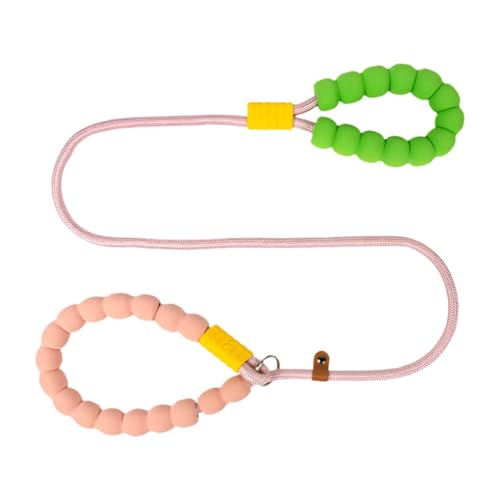 Ronyme Haustier-Hundeleine mit gepolstertem Griff, Hundekette, Hundeleinen für Aktivitäten im Freien, Rosa Ronyme Haustier-Hundeleine mit gepolstertem Griff, Hundekette, Hundeleinen für Aktivitäten im Freien, Rosa von Ronyme