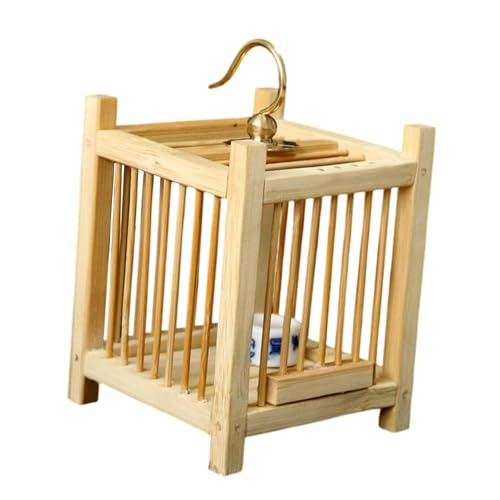 Ronyme Heuschreckenkäfig zum Aufhängen, Cricket-Lebensraum-Box, Display für kleine Haustiere, Vogelkäfig, Premium-Träger, polierter Bambus Ronyme Heuschreckenkäfig zum Aufhängen, Cricket-Lebensraum-Box, Display für kleine Haustiere, Vogelkäfig, Premium-Träger, polierter Bambus von Ronyme