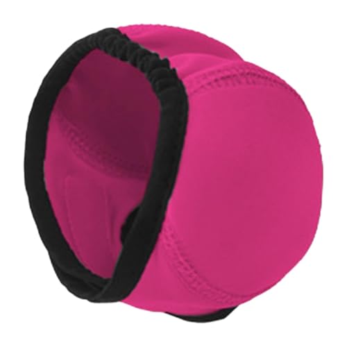 Ronyme Hunde-Ohrschutz, Ohrenschützer, Bade-, Schwimm- und Pflegeschutz, Badekappe, schalldichte Muffs zur Beruhigung von, für Hunde im Freien, M Rose Red von Ronyme