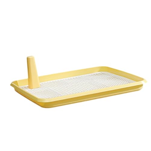 Ronyme Hundetoilette, Pinkelhalter, Indoor-Hundetoilette, Welpentrainingsunterlage für Häschenwohnheim, Gelb Ronyme Hundetoilette, Pinkelhalter, Indoor-Hundetoilette, Welpentrainingsunterlage für Häschenwohnheim, Gelb von Ronyme