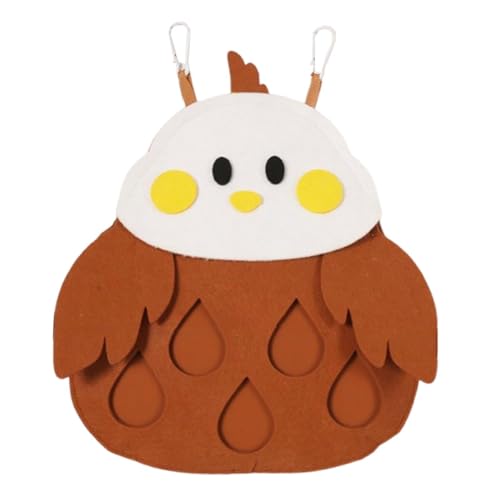 Ronyme Kaninchen Heu Feeder für Käfig Hängen Beutel Heu Tasche Lebensmittel Spender für Eichhörnchen Chinchilla, Braunes Küken Ronyme Kaninchen Heu Feeder für Käfig Hängen Beutel Heu Tasche Lebensmittel Spender für Eichhörnchen Chinchilla, Braunes Küken von Ronyme
