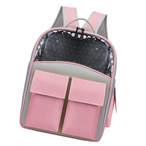 Ronyme Katzen-Rucksack-Tragetasche, Haustier-Rucksack, Katzentragetasche, atmungsaktiv, für Camping, Outdoor, Wandern, Rosa Ronyme Katzen-Rucksack-Tragetasche, Haustier-Rucksack, Katzentragetasche, atmungsaktiv, für Camping, Outdoor, Wandern, Rosa von Ronyme