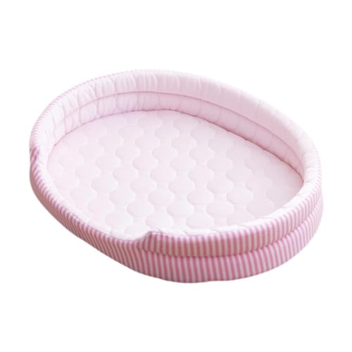 Ronyme Katzenbett für den Sommer, Kühlmatte für Haustiere, tragbar, waschbar, gemütlich, für alle Jahreszeiten, Kühlkissen für Hunde, Schlafbett für Katzen, M von Ronyme