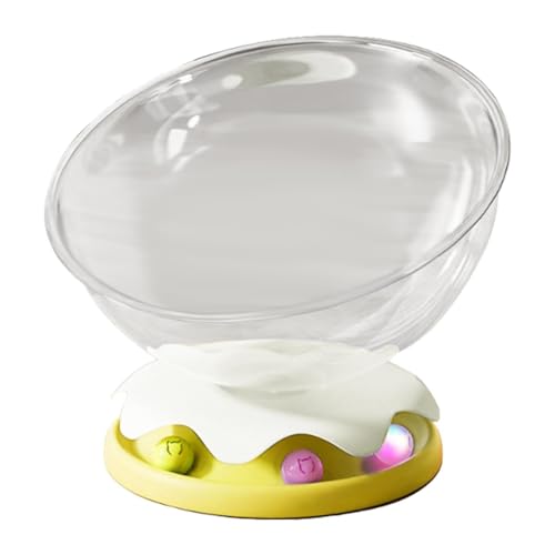 Ronyme Katzenbett in Raumkapselform, transparent, Katzenhaus, Heimtierbedarf, Aktivitätszentrum, Schlafnest, Bettspielzeug für kleine Haustiere, für, Durchmesser 42 cm Ronyme Katzenbett in Raumkapselform, transparent, Katzenhaus, Heimtierbedarf, Aktivitätszentrum, Schlafnest, Bettspielzeug für kleine Haustiere, für, Durchmesser 42 cm von Ronyme