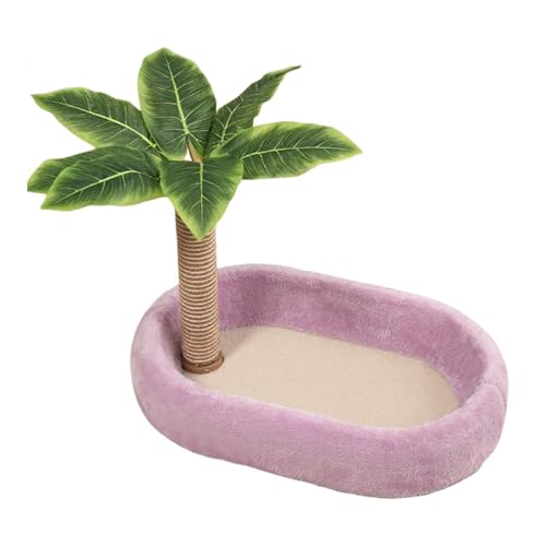 Ronyme Katzenkratzbaum, Lounge-Nest, Kratzbaum, Schleifklauen, Klettern, Katzenkratzbaum, Bett, Kätzchenbett für schlafende Katzen im Haus, Lila von Ronyme