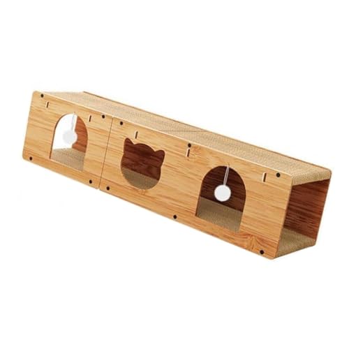 Ronyme Katzentunnel-Kratzbaum, Katzentunnelhaus, Wellpapier mit Ball, stabiles interaktives Spielzeug, L Ronyme Katzentunnel-Kratzbaum, Katzentunnelhaus, Wellpapier mit Ball, stabiles interaktives Spielzeug, L von Ronyme