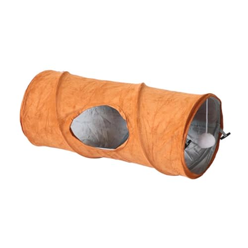 Ronyme Katzentunnel mit Ball, faltbar, für den Innenbereich, Übung, tragbares Unterhaltungs-Spielzelt, interaktives Spielzeug für kleine Tiere, Welpen, 25cmx58cm Ronyme Katzentunnel mit Ball, faltbar, für den Innenbereich, Übung, tragbares Unterhaltungs-Spielzelt, interaktives Spielzeug für kleine Tiere, Welpen, 25cmx58cm von Ronyme
