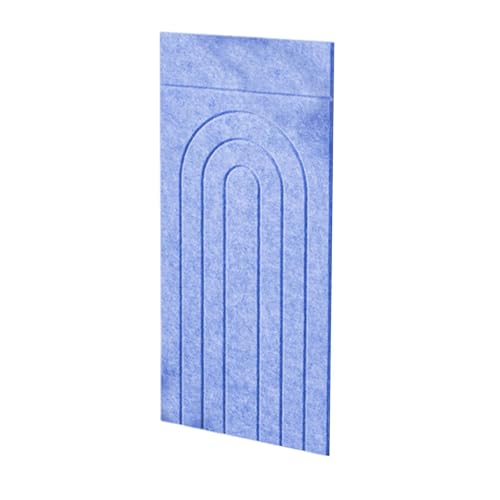 Ronyme Kratzteppich für Katzen, Wandkratzer, multifunktional, groß, DIY-Filz für Hauskatzen, selbstklebend, vertikal, für Boden, Sofa, Couch, Blau von Ronyme