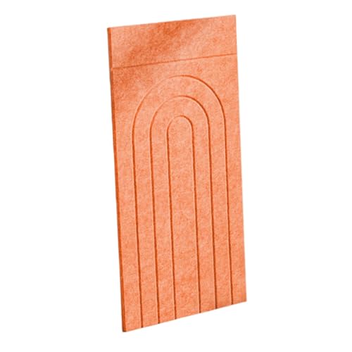 Ronyme Kratzteppich für Katzen, Wandkratzer, multifunktional, groß, DIY-Filz für Hauskatzen, selbstklebend, vertikal, für Boden, Sofa, Couch, Orange von Ronyme