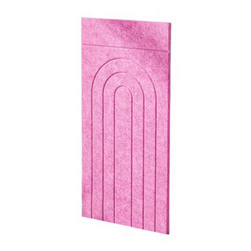 Ronyme Kratzteppich für Katzen, Wandkratzer, multifunktional, groß, DIY-Filz für Hauskatzen, selbstklebend, vertikal, für Boden, Sofa, Couch, Rose Rot von Ronyme