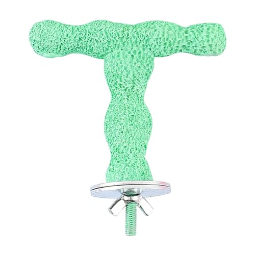 Ronyme Papageien-Sitzstange, Papageienständer, leicht, zum Klettern, Geschenk, Vogelkäfig-Sitzstange für Unzertrennliche, Finken, Nymphensittiche, Sittiche, GrÜn von Ronyme