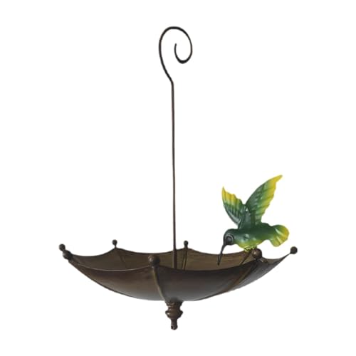 Ronyme Regenschirm Feeder Wasser Schüssel Garten Decor Papagei Bad Tablett für Hof Terrasse Hof Ronyme Regenschirm Feeder Wasser Schüssel Garten Decor Papagei Bad Tablett für Hof Terrasse Hof von Ronyme