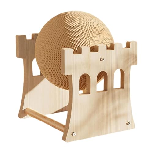 Ronyme Sisal-Kratzball, Katzenkratzspielzeug, Haustier-Bereicherungsspielzeug, Übungskrallenkratzer, Kratzbrett für Kätzchen und kleine Tiere, Schloss Groß Ronyme Sisal-Kratzball, Katzenkratzspielzeug, Haustier-Bereicherungsspielzeug, Übungskrallenkratzer, Kratzbrett für Kätzchen und kleine Tiere, Schloss Groß von Ronyme